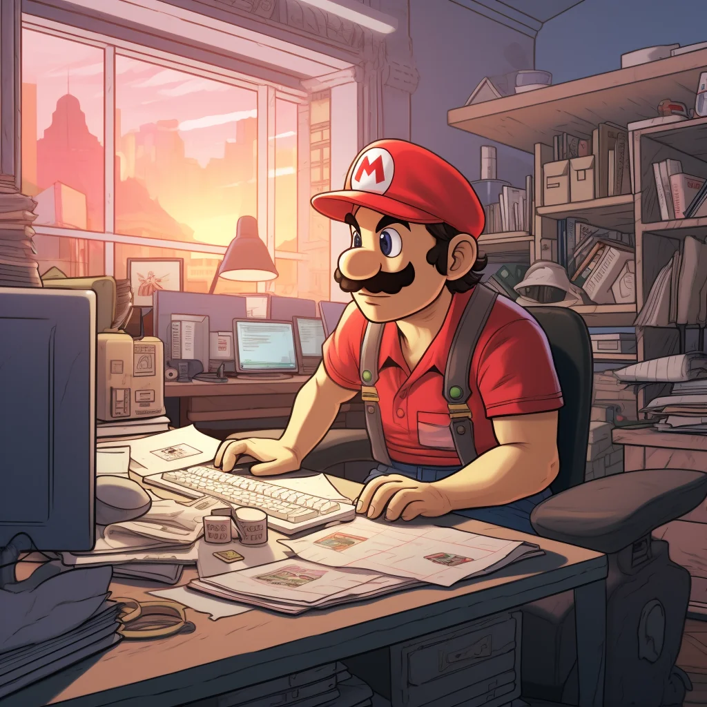 Mario in a Normal Job